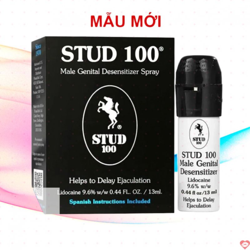 Chai xịt STUD 100 chống xuất tinh sớm tăng khoái cảm nhanh chóng 