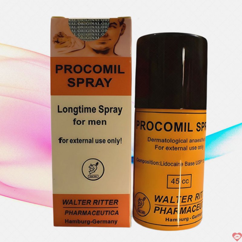 Chai xịt Procomil 45ml Đức ngừa xuất tinh sớm, kéo dài thời gian 