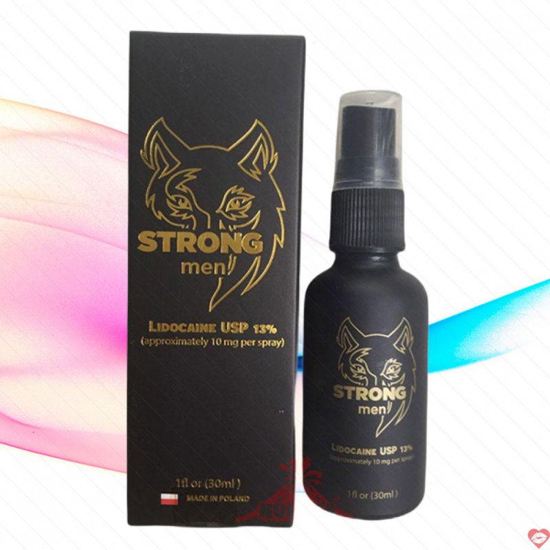 Chai xịt chống xuất tinh sớm Strong Men 30ml cải thiện phong độ 