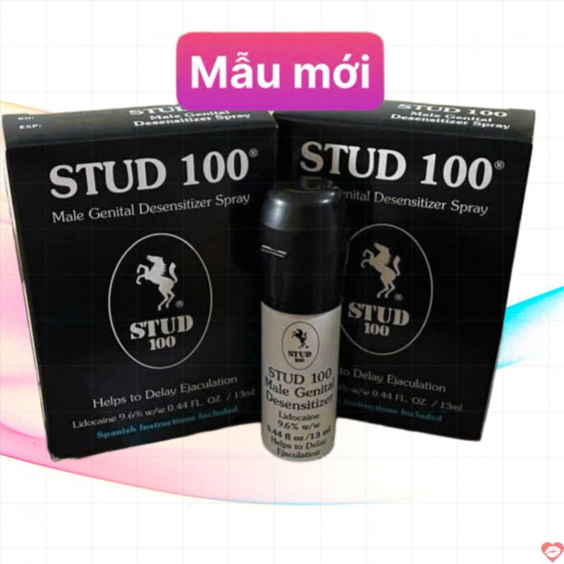 Chai xịt Stud 100 chính hãng, chống xuất tinh sớm hiệu quả, tăng cường bản lĩnh 