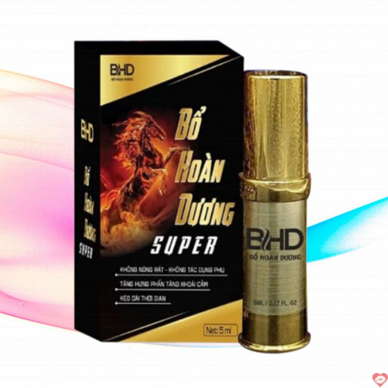 Chai xịt Bổ Hoàn Dương 5ml hỗ trợ kéo dài thời gian, tăng khoái cảm 