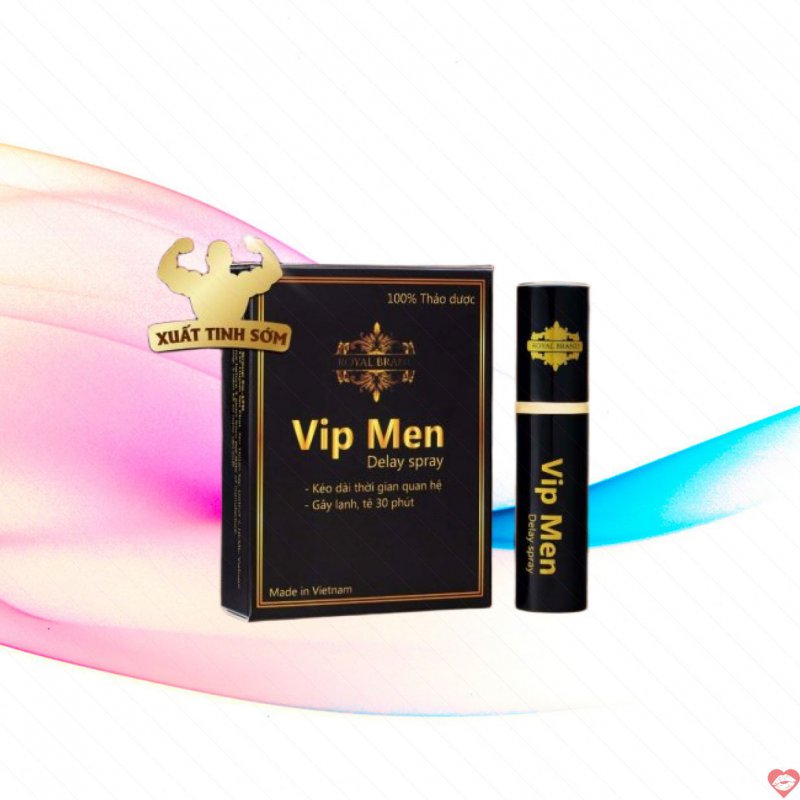 Chai xit Vipmen tinh chất sìn xú thiên nhiên kéo dài thời gian quan hệ.