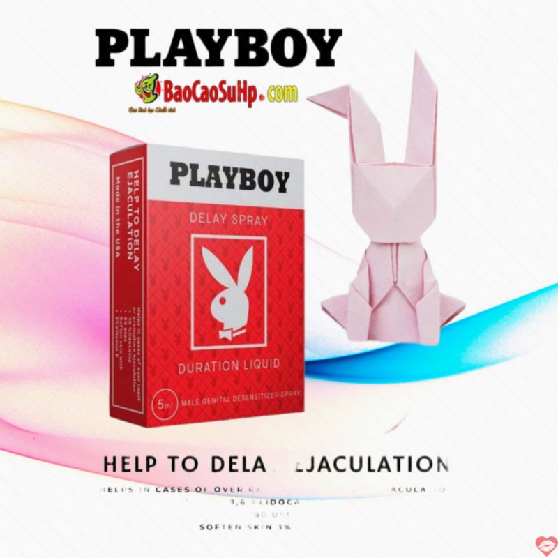 Chai xịt playboy Red Vid vitamin E đỏ kéo dài thời gian quan hệ mới
