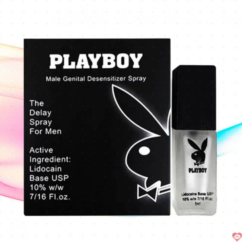 Chai Xịt Kéo Dài Thời Gian Playboy UK Đen 5ml Tăng Khoái Cảm 