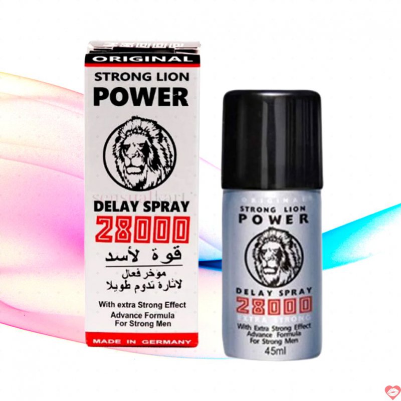 Chai Xịt Original Strong Lion Power Delay Spray 28000 - Kéo Dài Thời Gian - 45ml