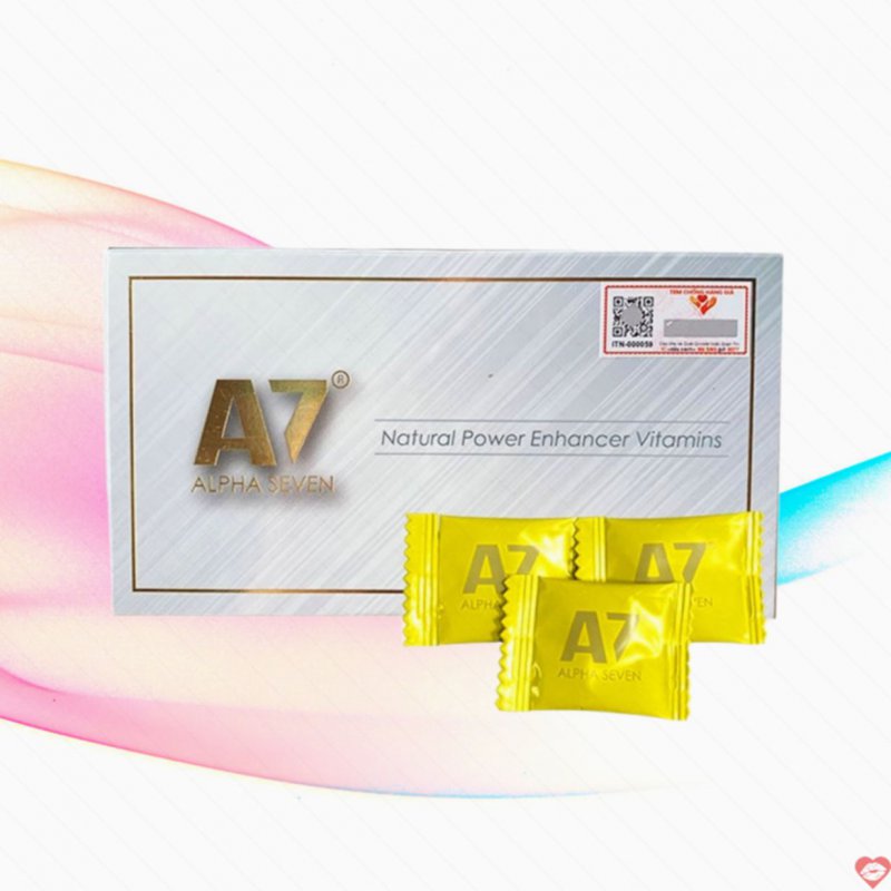 Kẹo nhân sâm Alpha Seven A7 tăng cường sinh lý mạnh mẽ cải thiện sức khỏe 