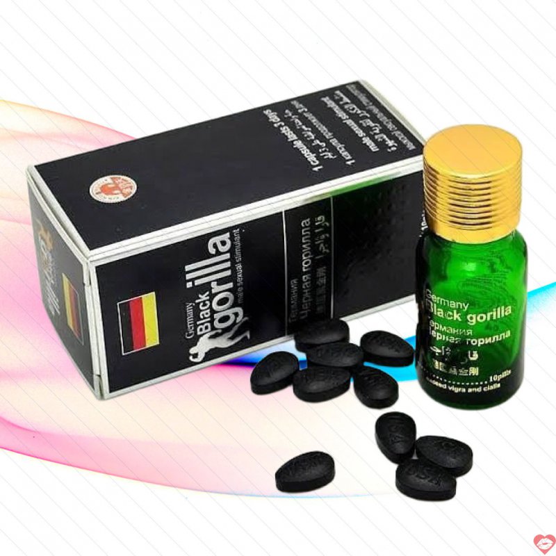 Black Gorila Dược Cương Cứng Chống Xuất Tinh Sớm Tăng Sinh Lực 