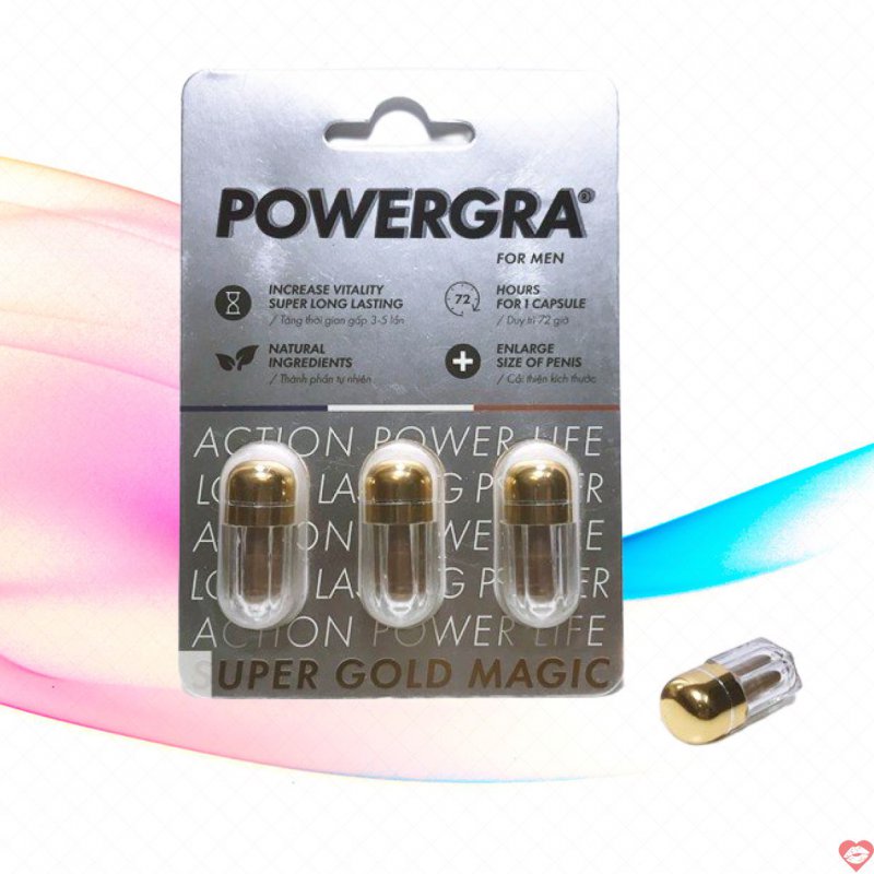 Powergra tăng cường sinh lý nam lợi ích vượt trội giá tốt 