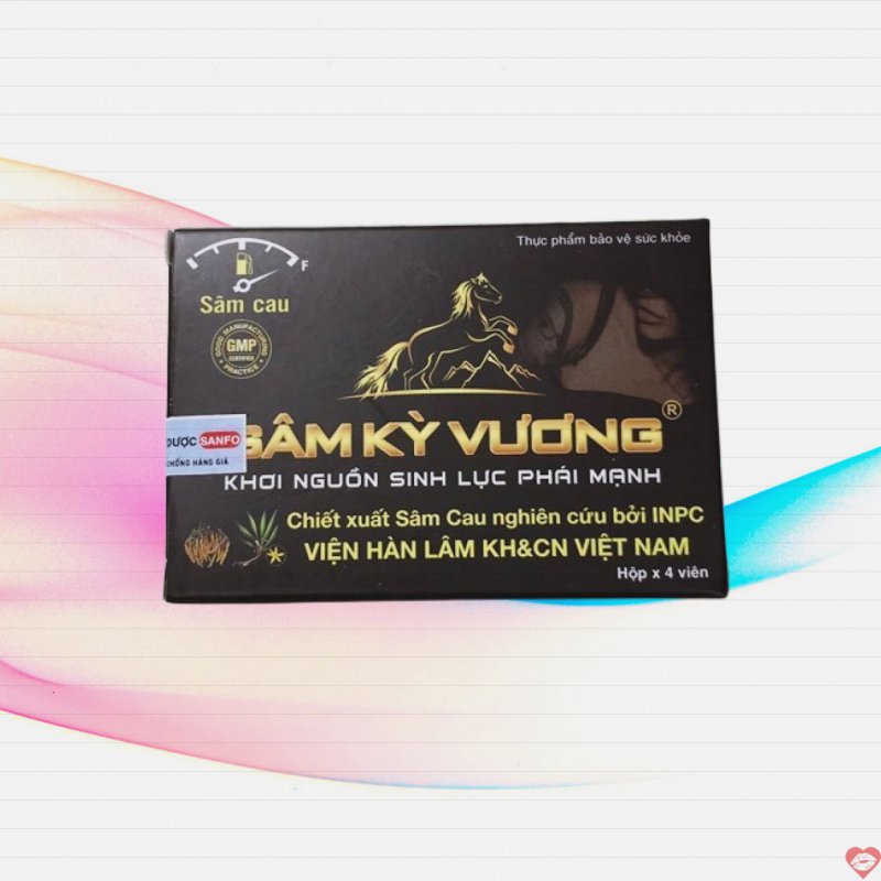 Thảo Dược Sinh Lý Nam Sâm Kỳ Vương Hộp 4 Viên Tăng Cường Mạnh 