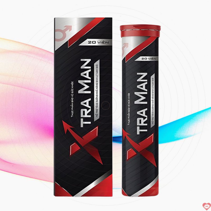 Xtraman viên sủi tăng cường sinh lực nam mạnh mẽ hộp 20 viên 