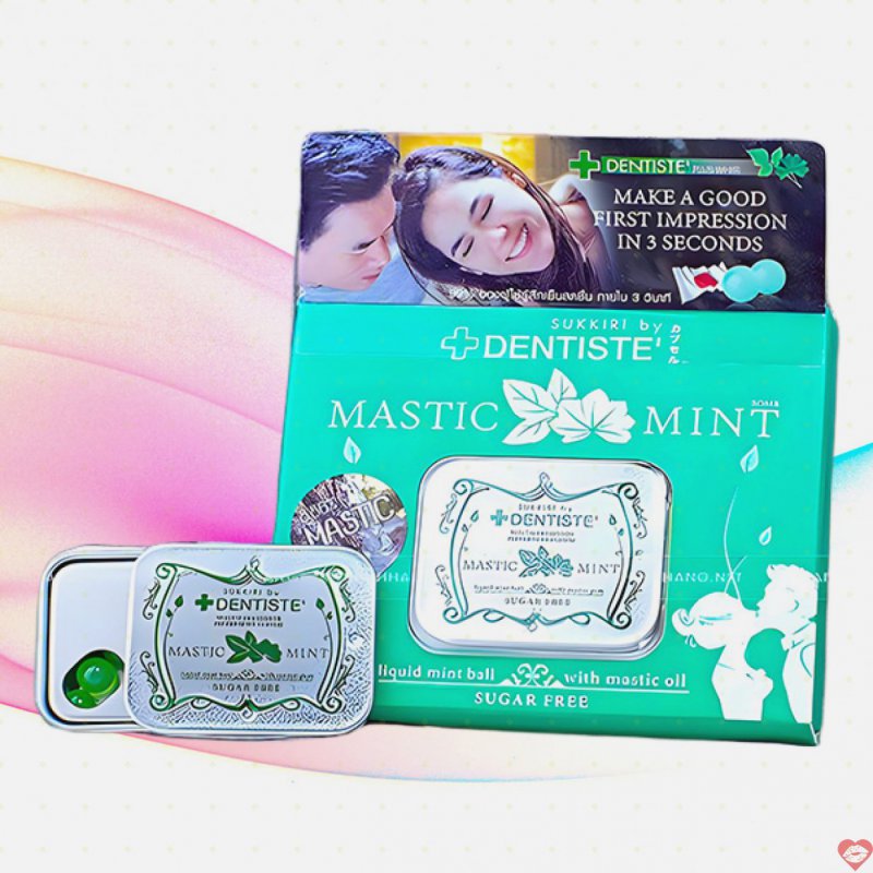 Kẹo ngậm BJ MASTIC MINT 20 viên thơm mát, kích thích tuyệt vời 