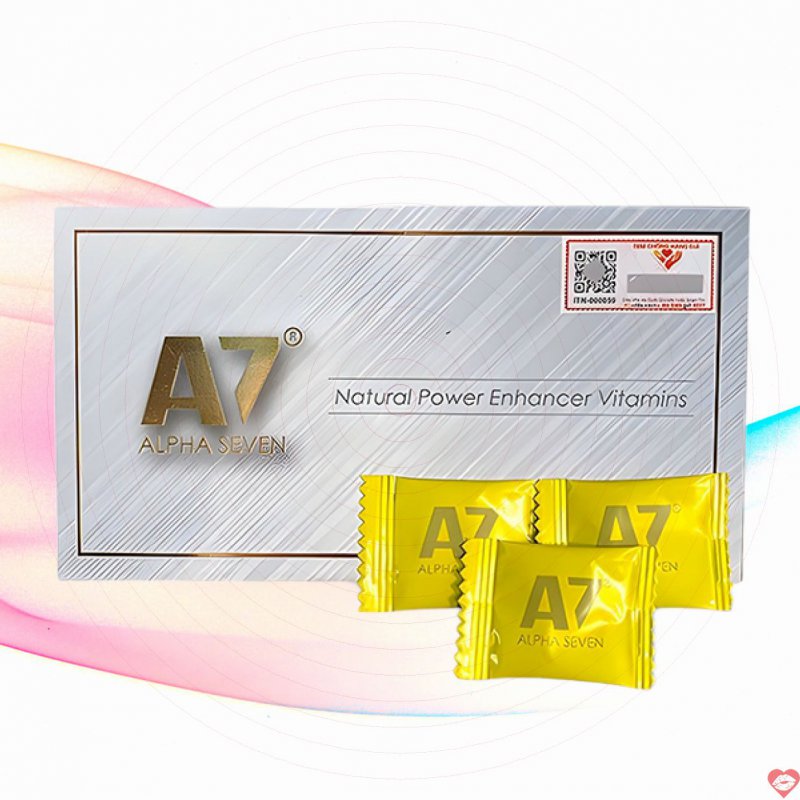 Kẹo A7 Alpha Seven tăng cường sinh lực hộp 10 viên bán chạy 