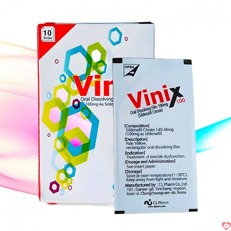 Tem ngậm Vinix 100mg Hàn Quốc chính hãng giảm đau hiệu quả 