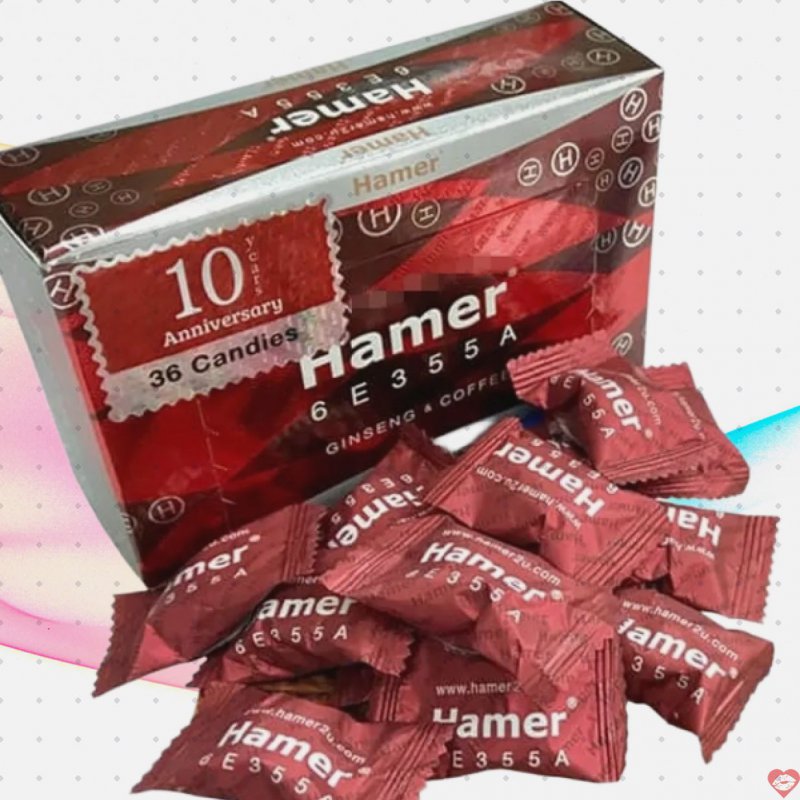 Kẹo sâm cafe Hammer 6E355A nâng cao sinh lý nam tăng cường sức khỏe 