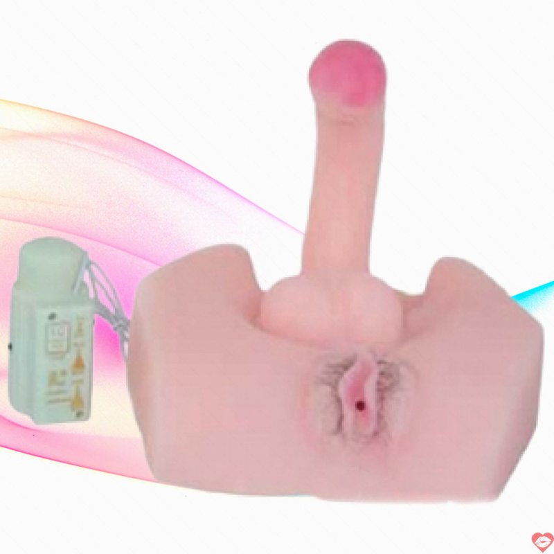 Đồ chơi 2 in 1 kết hợp Âm đạo giả và dương vật giả DV36A