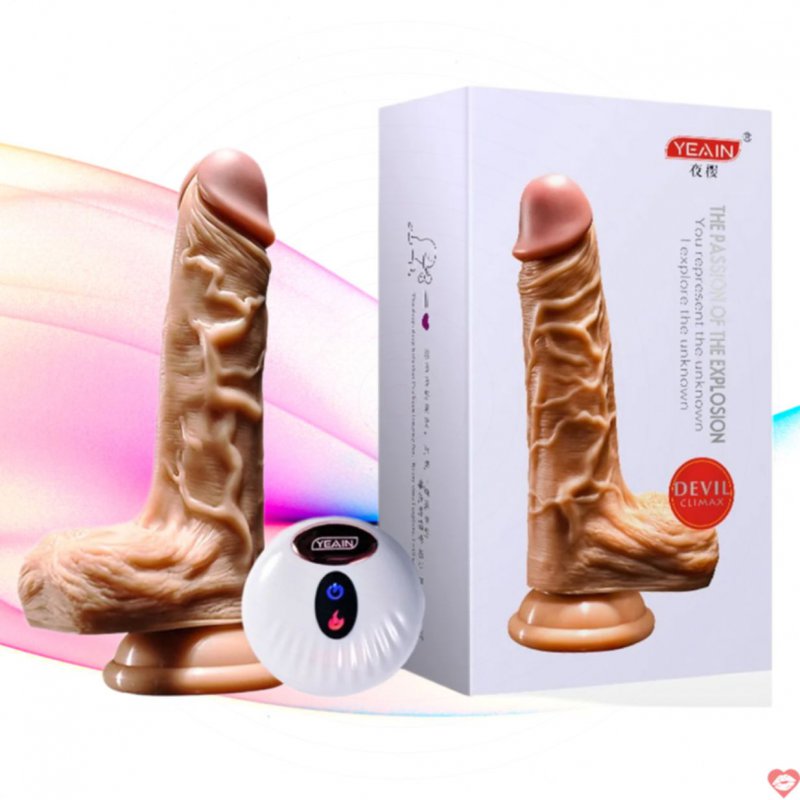Dương Vật Giả YEAIN Devil Sưởi Ấm 40 Độ Rung Và Ngoáy Điên Cuồng