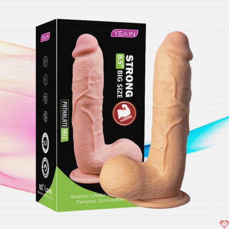 Dương Vật Giả YEAIN Big Size 8.5″ Có Giác Hút Siêu Thực