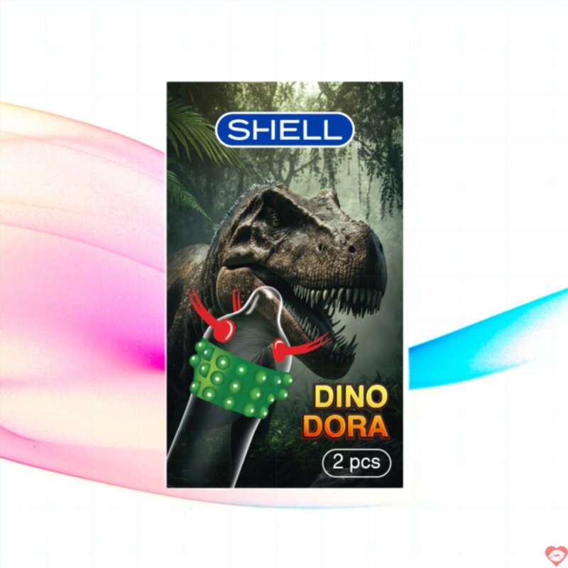 Bao cao su Shell Dino Dora gai 3 vòng bi siêu kích thích lên đỉnh nhanh 