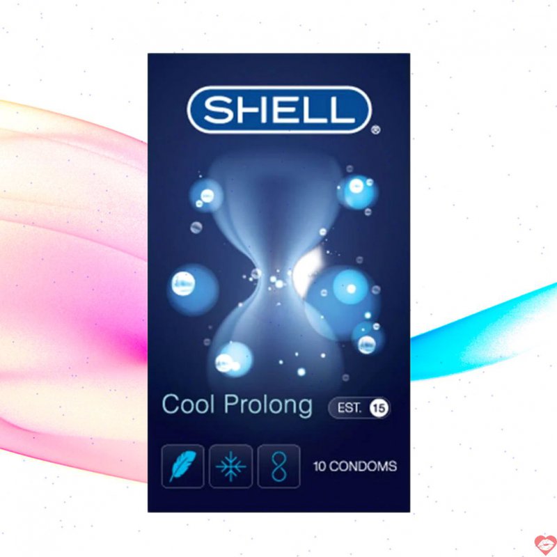 Bao cao su Shell Cool Prolong bạc hà mát lạnh siêu mỏng kéo dài 