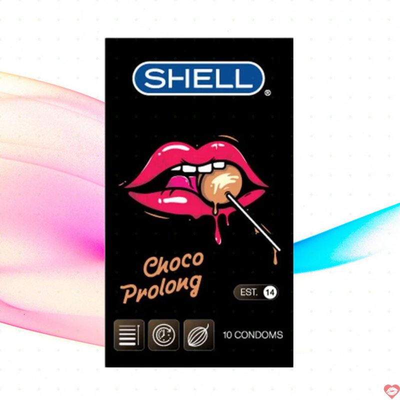 Bao Cao Su Shell Choco Prolong Siêu Mỏng Kéo Dài Thời Gian 