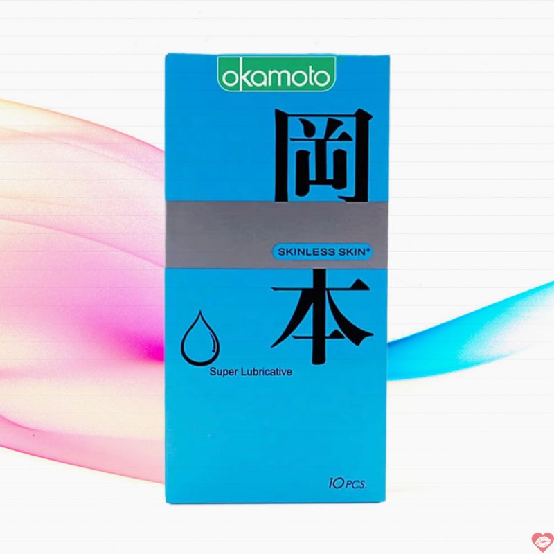 Bao Cao Su Okamoto Skinless Skin Hộp 10 Cái Siêu Bôi Trơn 