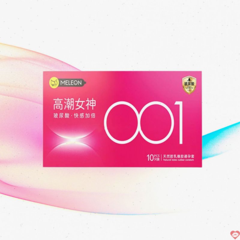 Bao Cao Su Meleon 001 Pink Siêu Mỏng Gel Bôi Trơn HA 