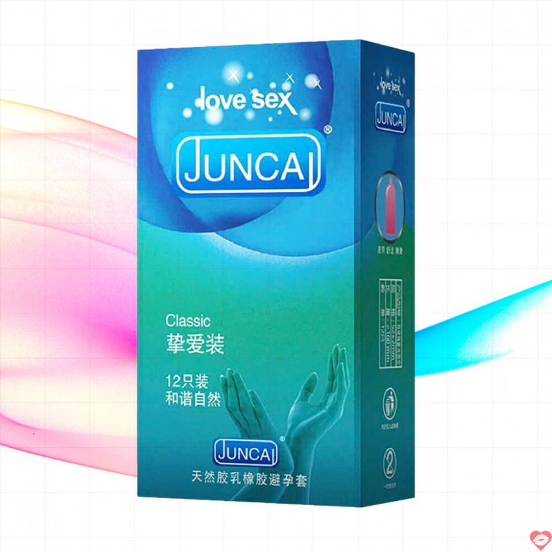 Bao Cao Su Juncai Classic Siêu Mỏng Mềm Mại Hộp 12 Cái 