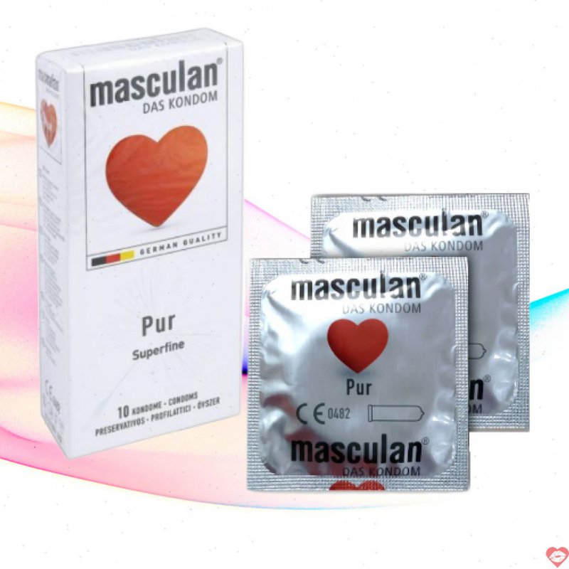 Bao cao su Masculan Pur siêu mỏng an toàn cảm giác thật giá tốt 