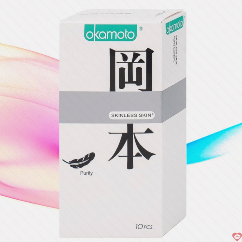Bao cao su Okamoto Skinless skin purity mỏng 0.05mm siêu ôm 