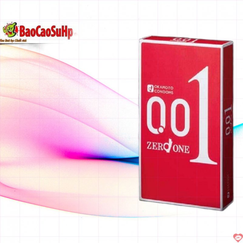Bao cao su siêu mỏng Okamoto Zero 001mm cảm giác thật đến bất ngờ 