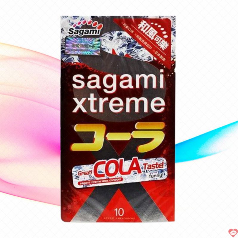 Bao Cao Su Sagami Xtreme Cola Siêu Mỏng Truyền Nhiệt Hương Thơm 