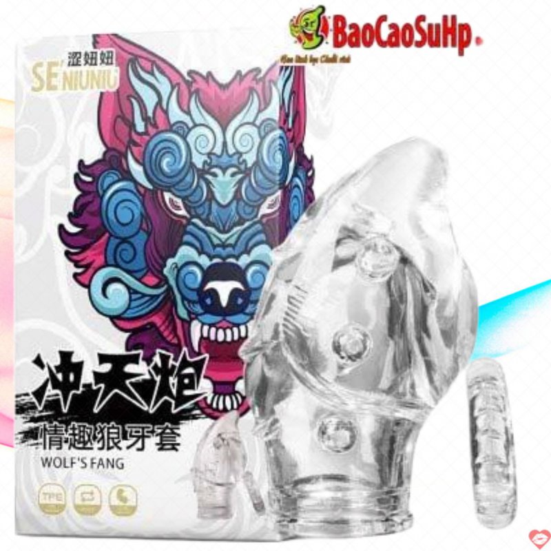 Bộ đôi bao cao su donden đầu Wolf tăng kích thước cậu bé!