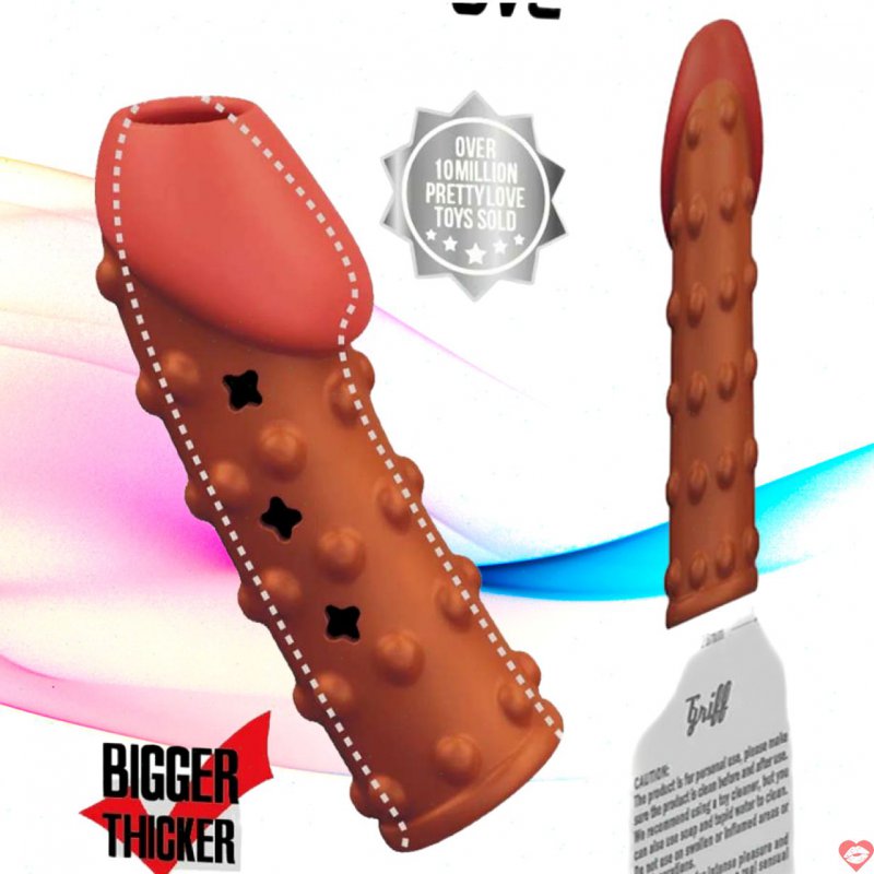 Bao Cao Su Đôn Dên Hở Đầu Có Gai PRETTY LOVE  Silicone