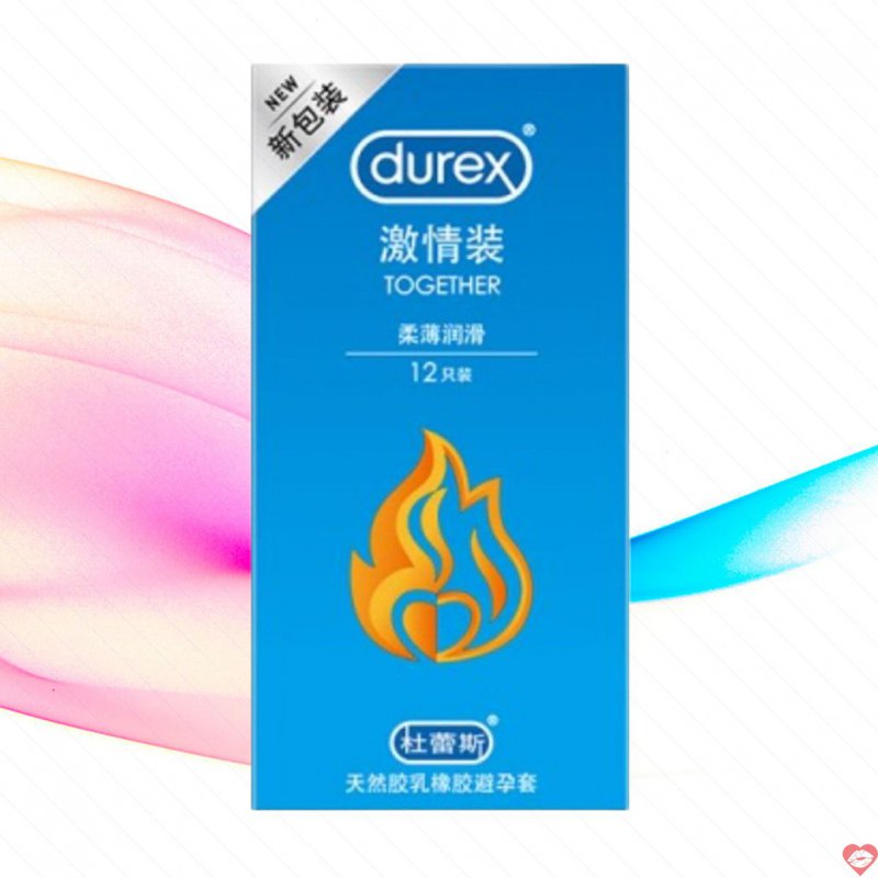 Bao Cao Su Durex Together Hộp 12 Cái Mỏng Mịn Tự Nhiên 
