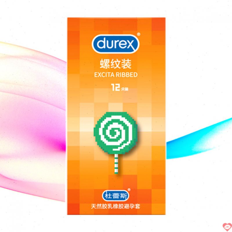 Bao cao su Durex Excita gân nổi hộp 12 cái tăng khoái cảm 