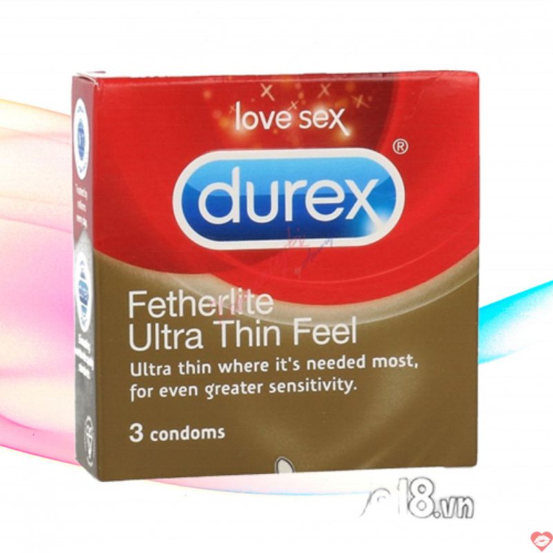 Bao Cao Su Durex Fetherlite Siêu Mỏng Hộp 3 Cái Giá Tốt 