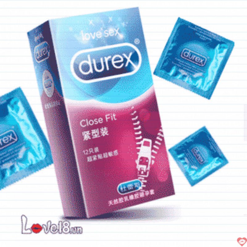 Bao Cao Su Durex Close Fit Size Nhỏ Ôm Khít An Toàn 