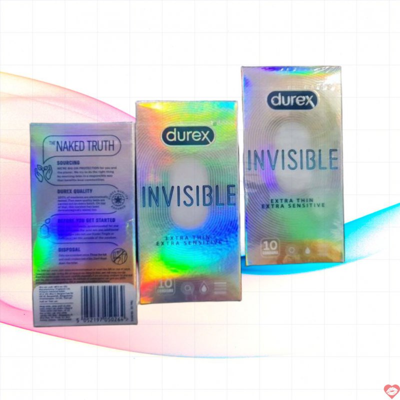 Bao cao su Durex Invisible mỏng siêu gel kích thích mua ngay 