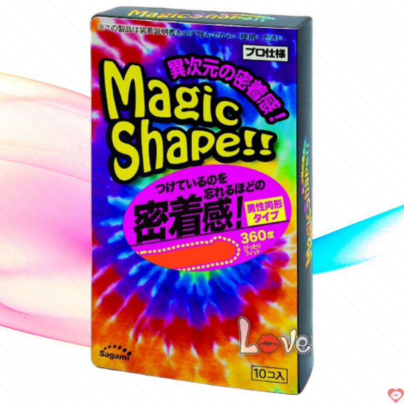 Bao cao su Sagami Magic Shape gân sọc 3D ôm sát tăng khoái cảm 