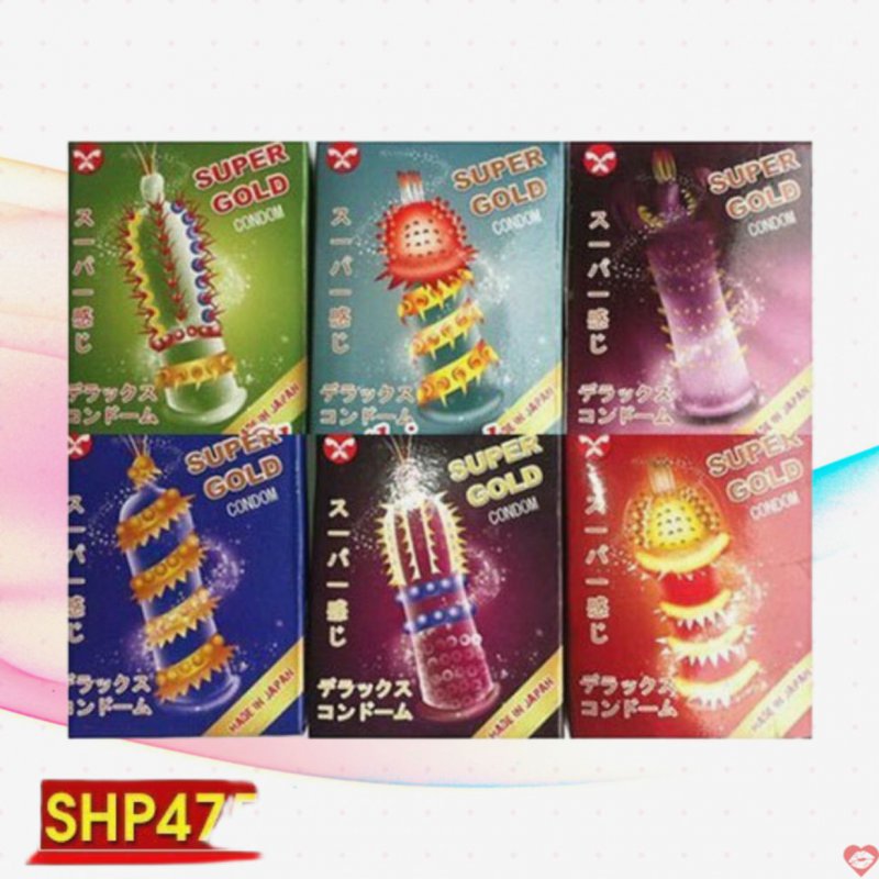 Bao cao su gai mịn kích thích mạnh mẽ, an toàn, giao nhanh 