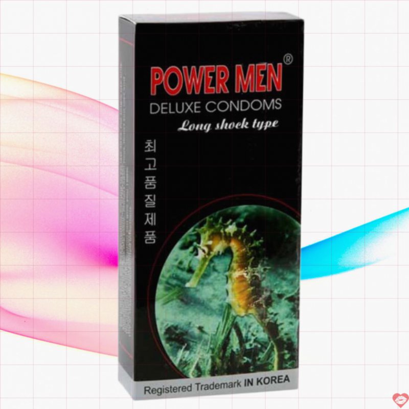 Bao cao su Powermen Sea Horse gân gai kéo dài quan hệ an toàn 