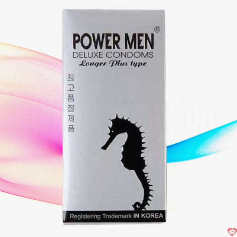 Bao cao su Powermen Longer Plus gai gân kéo dài quan hệ an toàn 