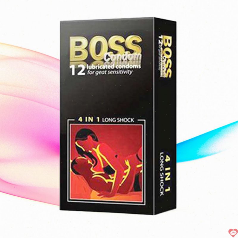Bao cao su Boss 4in1 gai gân kéo dài thời gian quan hệ chống xuất tinh sớm 