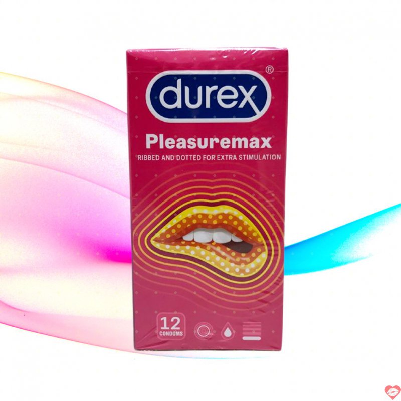 Bao cao su gai Durex Pleasuremax tăng khoái cảm an toàn 