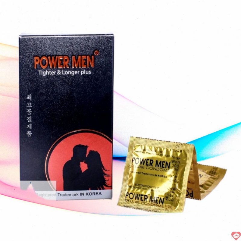 Bao cao su Power Men Tighter Longer Plus gai kéo dài thời gian 