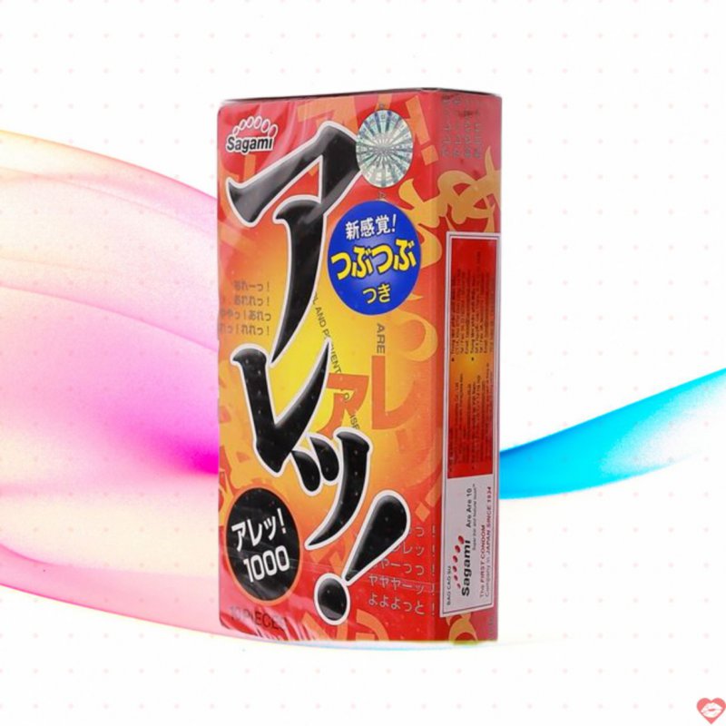 Bao cao su gai SAGAMI Are Are tăng cảm giác thật đàn hồi cao an toàn 