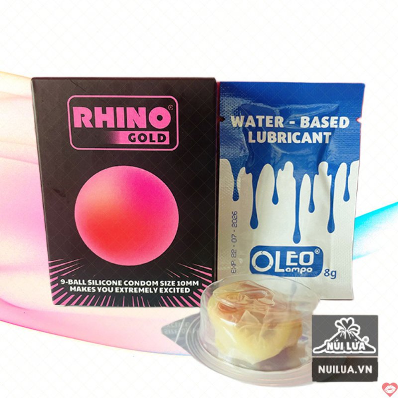 Bao cao su Rhino Gold 9 bi to an toàn phòng tránh lây nhiễm hiệu quả 