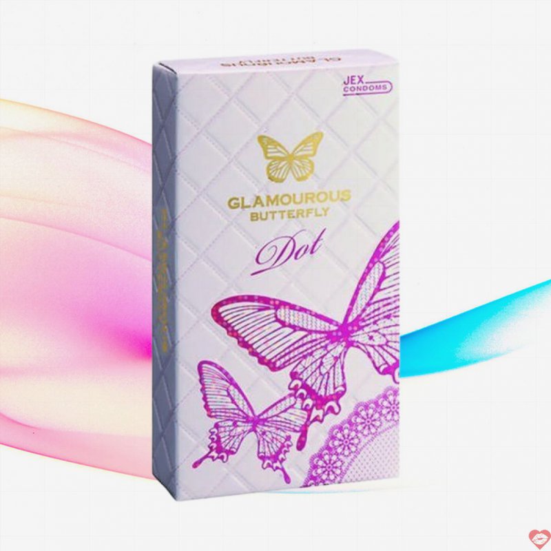Bao cao su Jex Glamcurous Butterfly 1350 hạt ngọc trai 