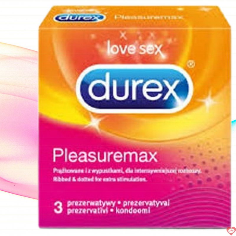 Bao cao su Pleasuremax Durex hộp 3 chiếc gai phát sáng đêm tối 