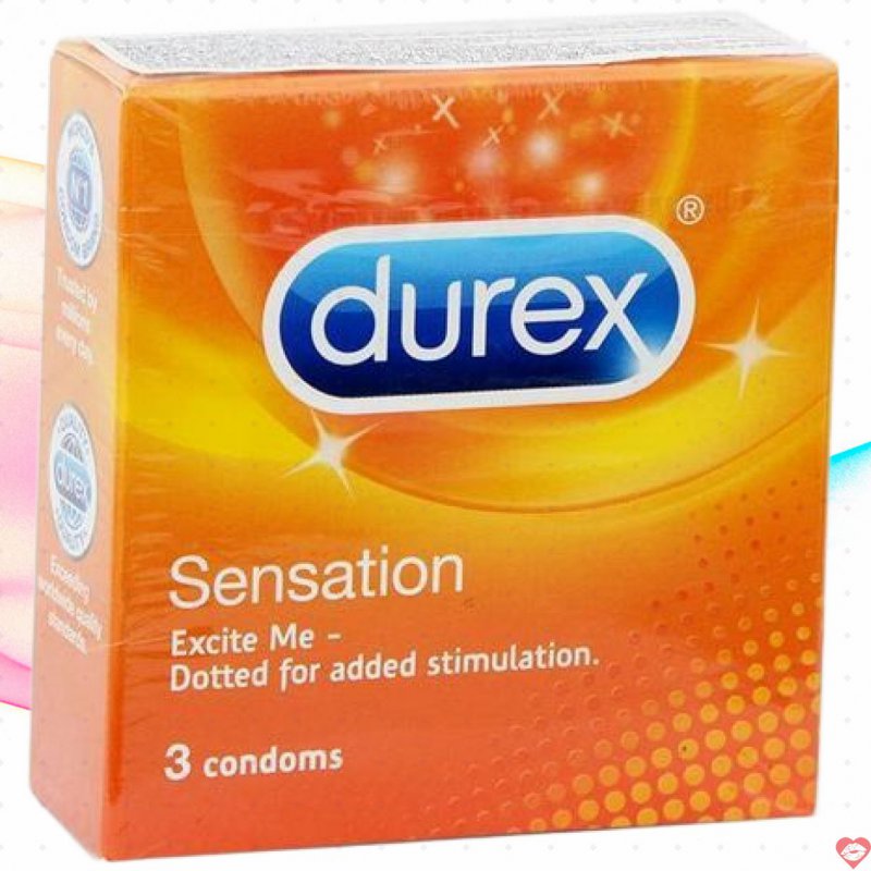 Bao Cao Su Gai Bọt Nước Durex Sensation Khoái Cảm Đỉnh Cao 